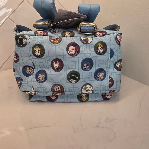 Loungefly Nickelodeon Avatar: The Last Airbender Print Square Mini Backpack NEW - Picture 4 of 9